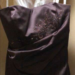 Strapless floor length gown